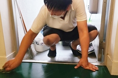 クリーニング作業
